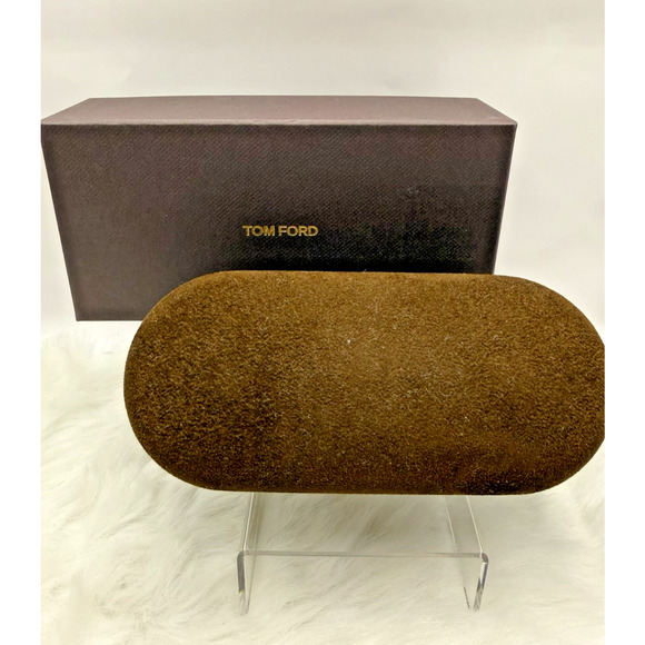 Tom Ford Liya-02 Dark Tortoise Havana Round Frame Sunglasses W/Case & Box main image 12